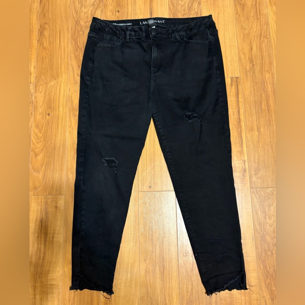 Lane Bryant Black Skinny Jeans
